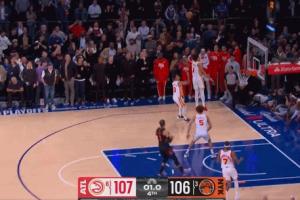 有惊无险！CJ两罚不中险些功亏一篑 布里奇斯绝杀中投磕筐而出