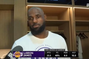 【完整版】詹姆斯：与杜兰特对抗永远是种享受 我为季后赛而生