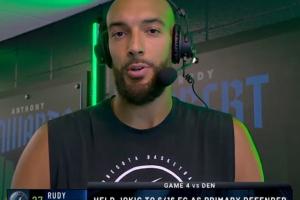 戈贝尔谈最后时刻冲突：这可是季后赛啊 没啥好生气的吧！