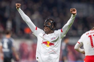 4场2球1助攻，官方：莱比锡边锋扬·迪奥曼德当选德甲4月最佳球员