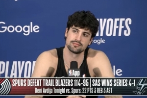 【完整版】阿夫迪亚：我们在场上倾尽所有 季后赛经验是必需的