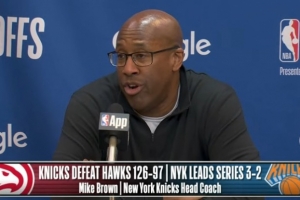 【完整版】迈克·布朗：全队展现极强韧性 布伦森不可思议