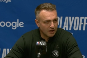 【完整版】猛龙主帅：我们的团队充满韧性 始终在寻找赢球办法