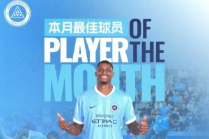 4粒进球+2次助攻，火力全开 韦斯利深圳新鹏城4月最佳球员