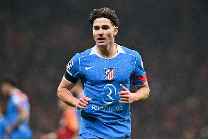 点射扳平！阿尔瓦雷斯单赛季欧冠已打进10球，也是马竞队史首人