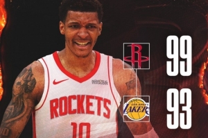 最稳之人！火箭发布赢球海报：封面人物贾巴里·史密斯