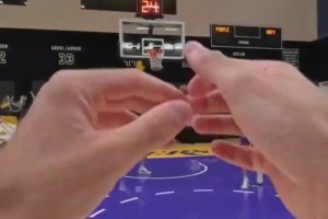 变身神射沉浸式体验肯纳德第一视角:35秒三分11中10